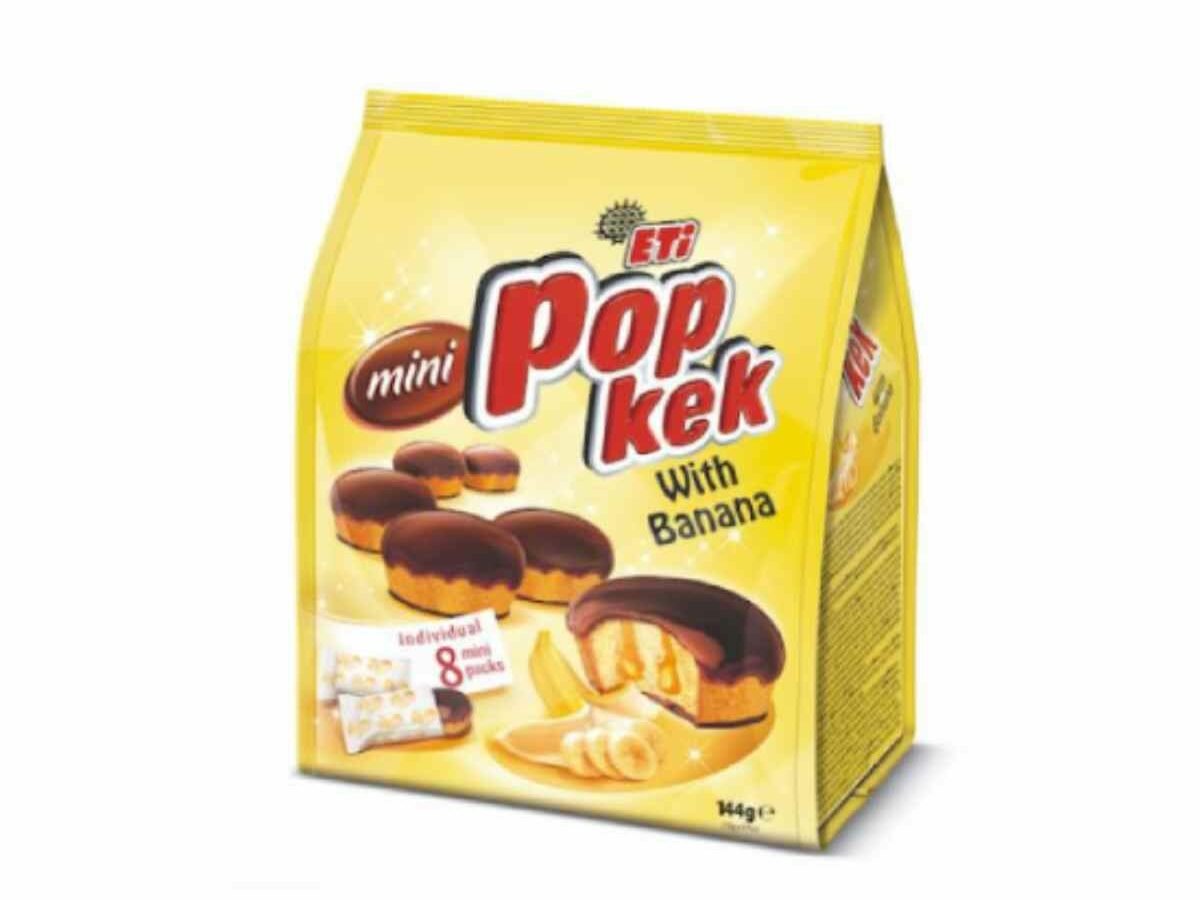 Eti Pop Kek Mini Banana 144G