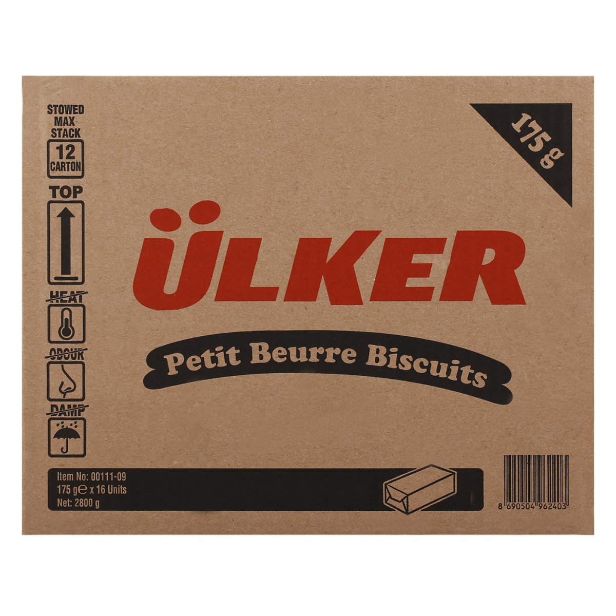 Ulker Tea Biscuit Box 16x175g