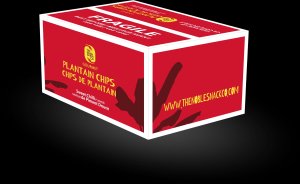 Noble Plantain Chips - Box of 85g (55 units), Red(Spicy)