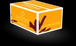 Noble Plantain Chips - Box of 130g(25 units), Yellow(Naturally Ripe)